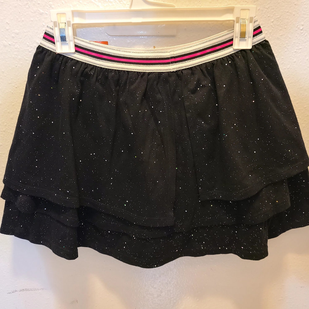 Cat & Jack Black Glitter Kids Skirt